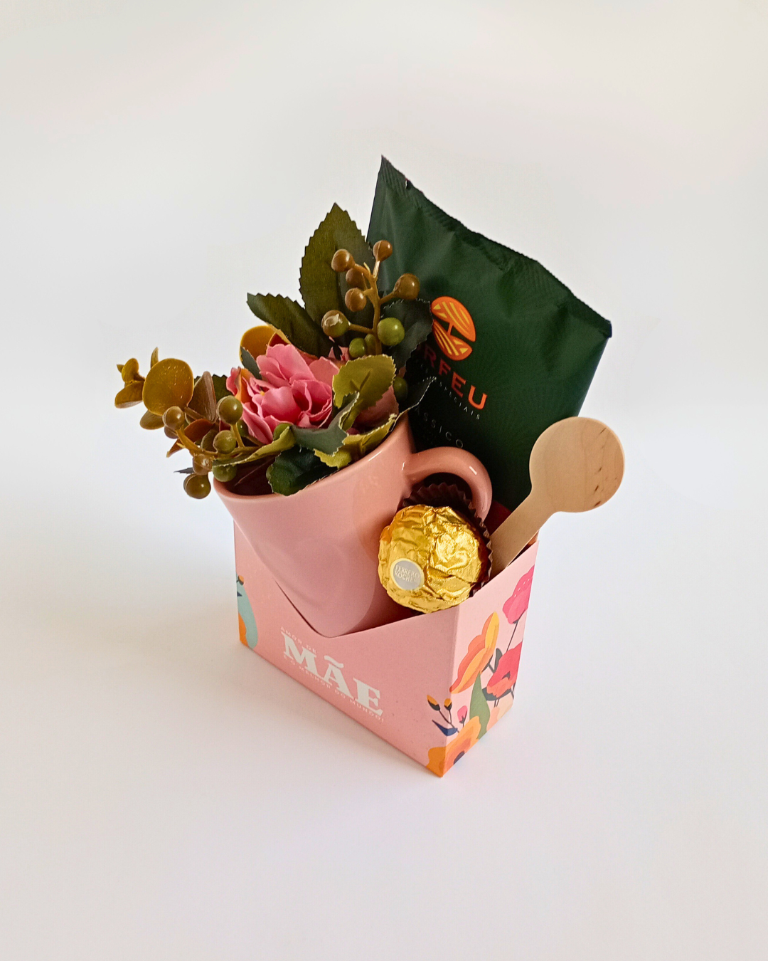 Mini Cesta Envelope - Amor de Mãe