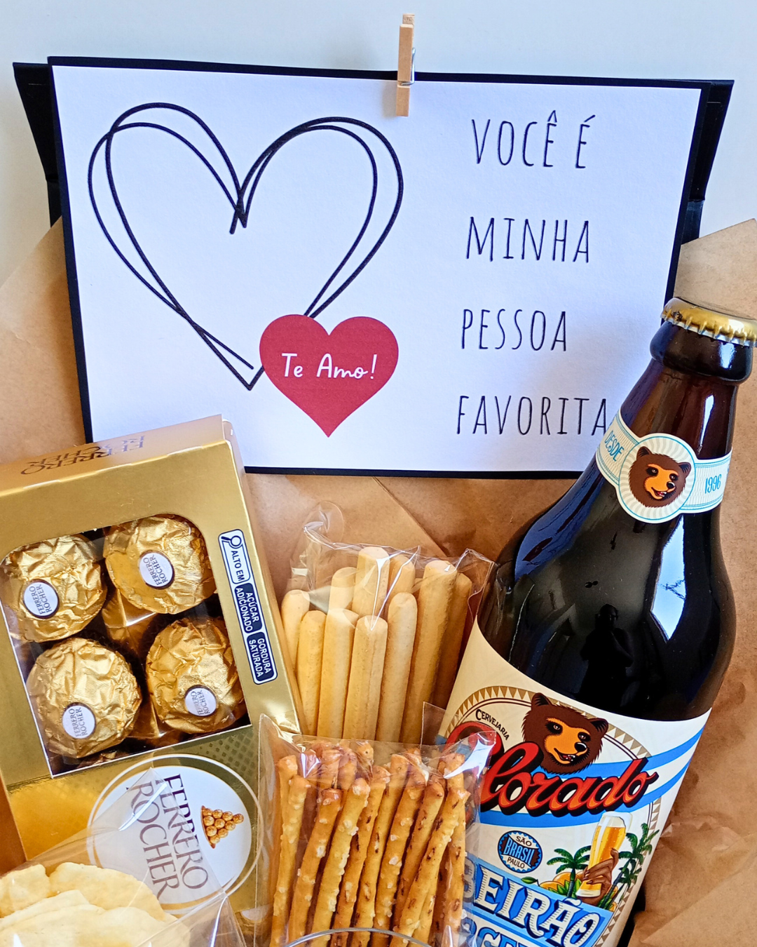 Cesta Cervejeiro Minha Pessoa Favorita