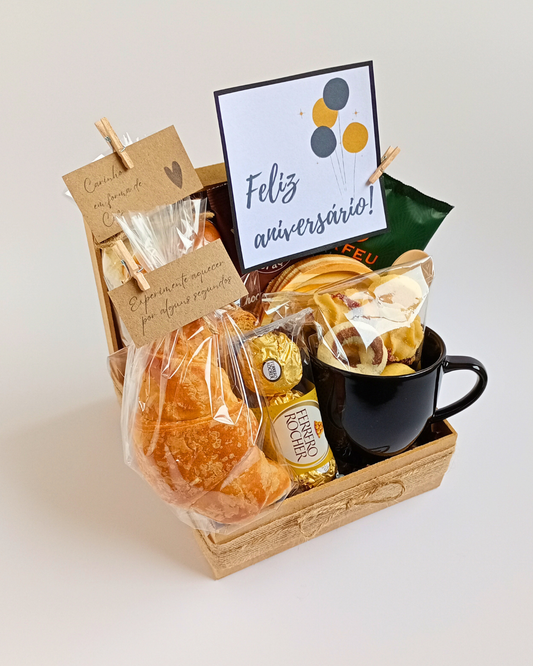 Café da Manhã P - Xícara Preta