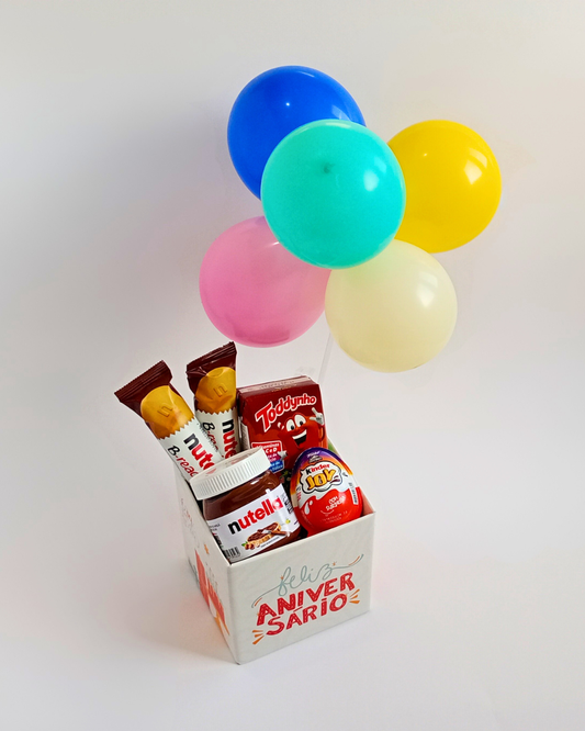 Cesta de Aniversário Infantil - Tamanho P