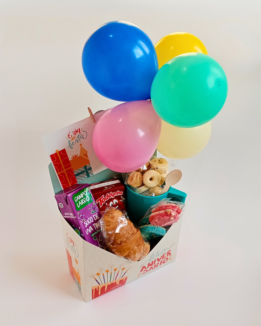 Cesta de Aniversário Infantil - Tamanho M