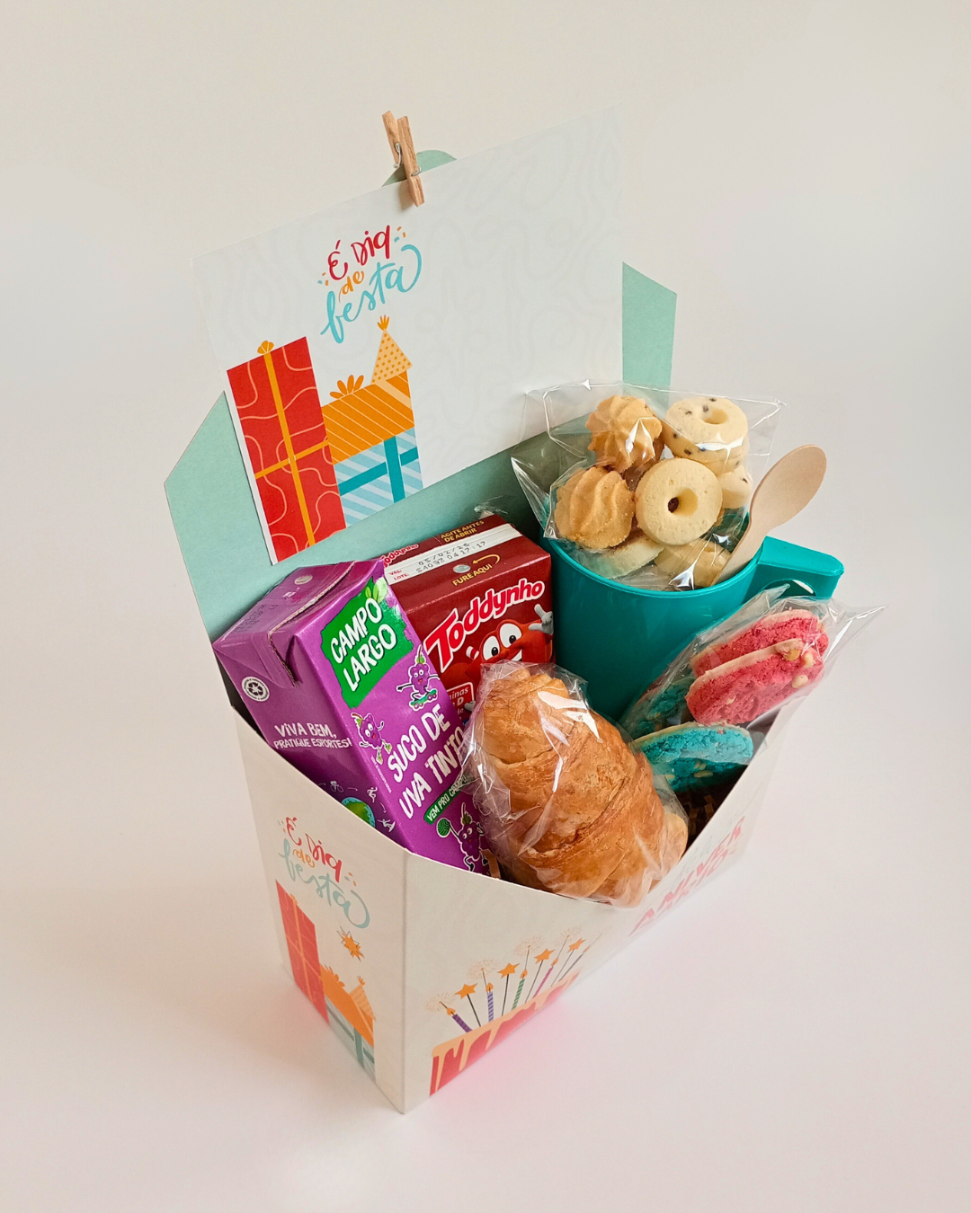 Cesta de Aniversário Infantil - Tamanho M