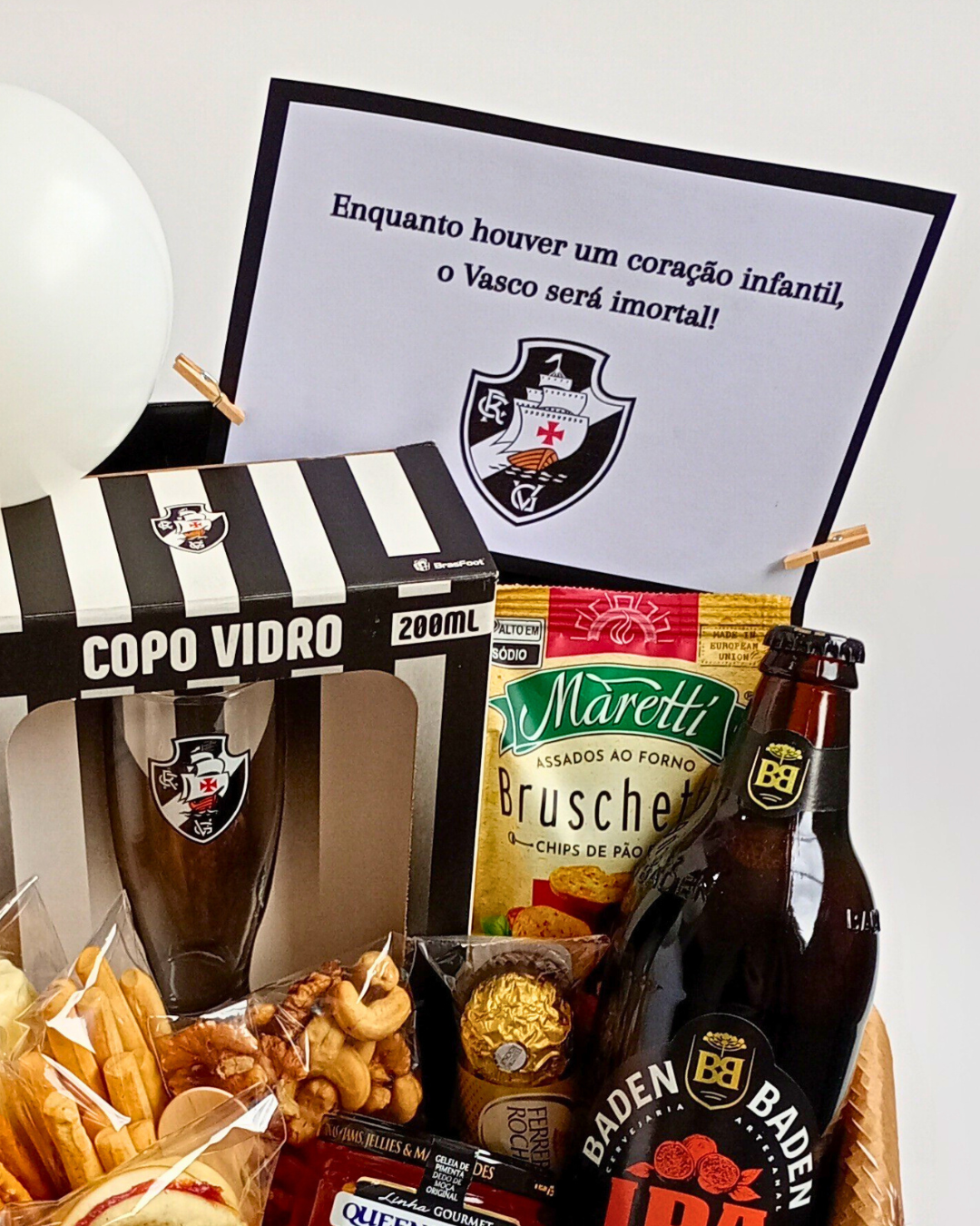Cesta Vasco da Gama com Cerveja Artesanal