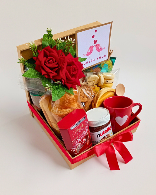 Café da Manhã Romântico Valentine's Day - Tamanho M