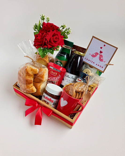 Café da Manhã Romântico Valentine's Day - Tamanho G