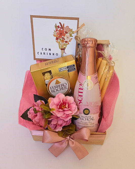 Cestinha Mimo com Espumante Rosé