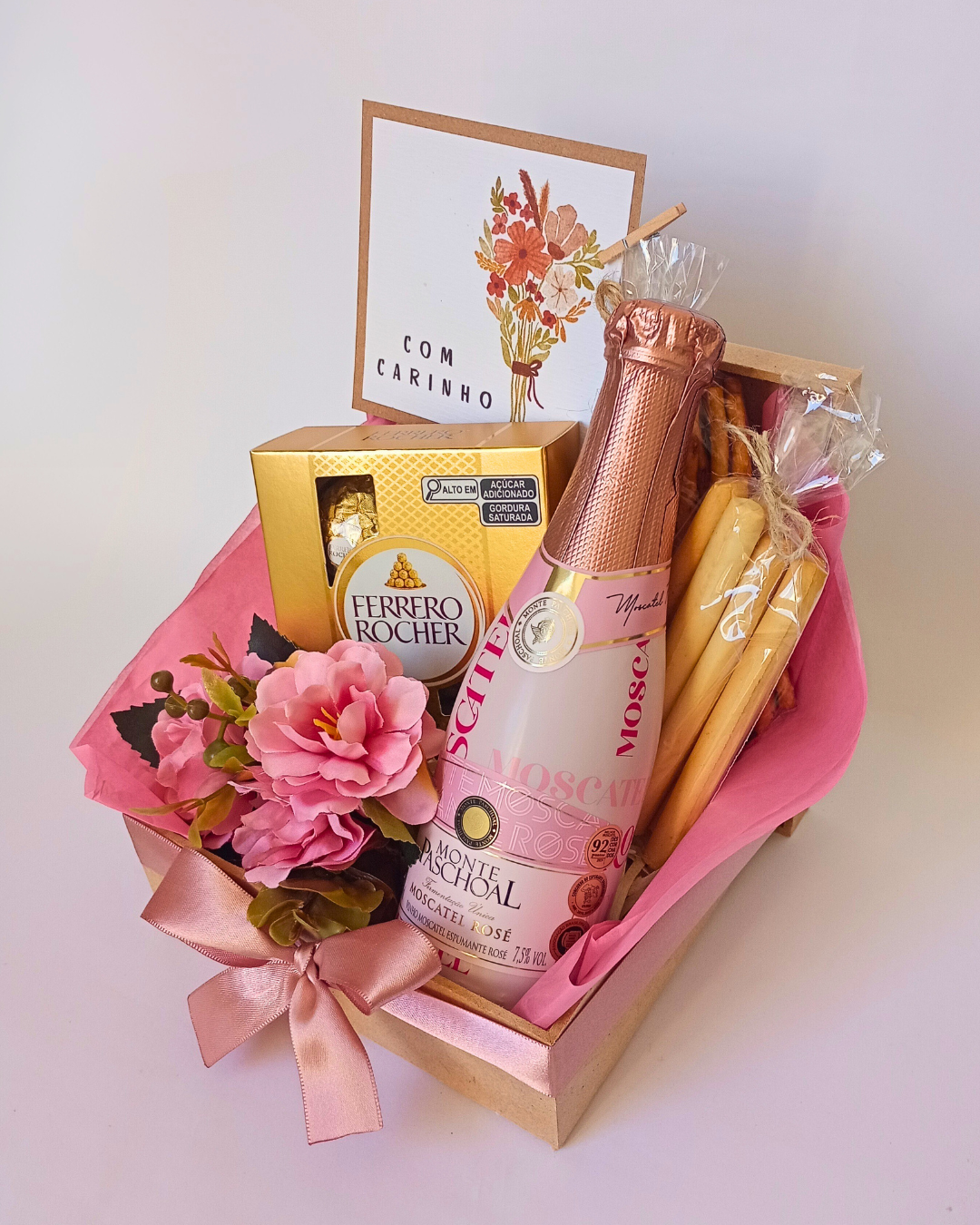 Cestinha Mimo com Espumante Rosé