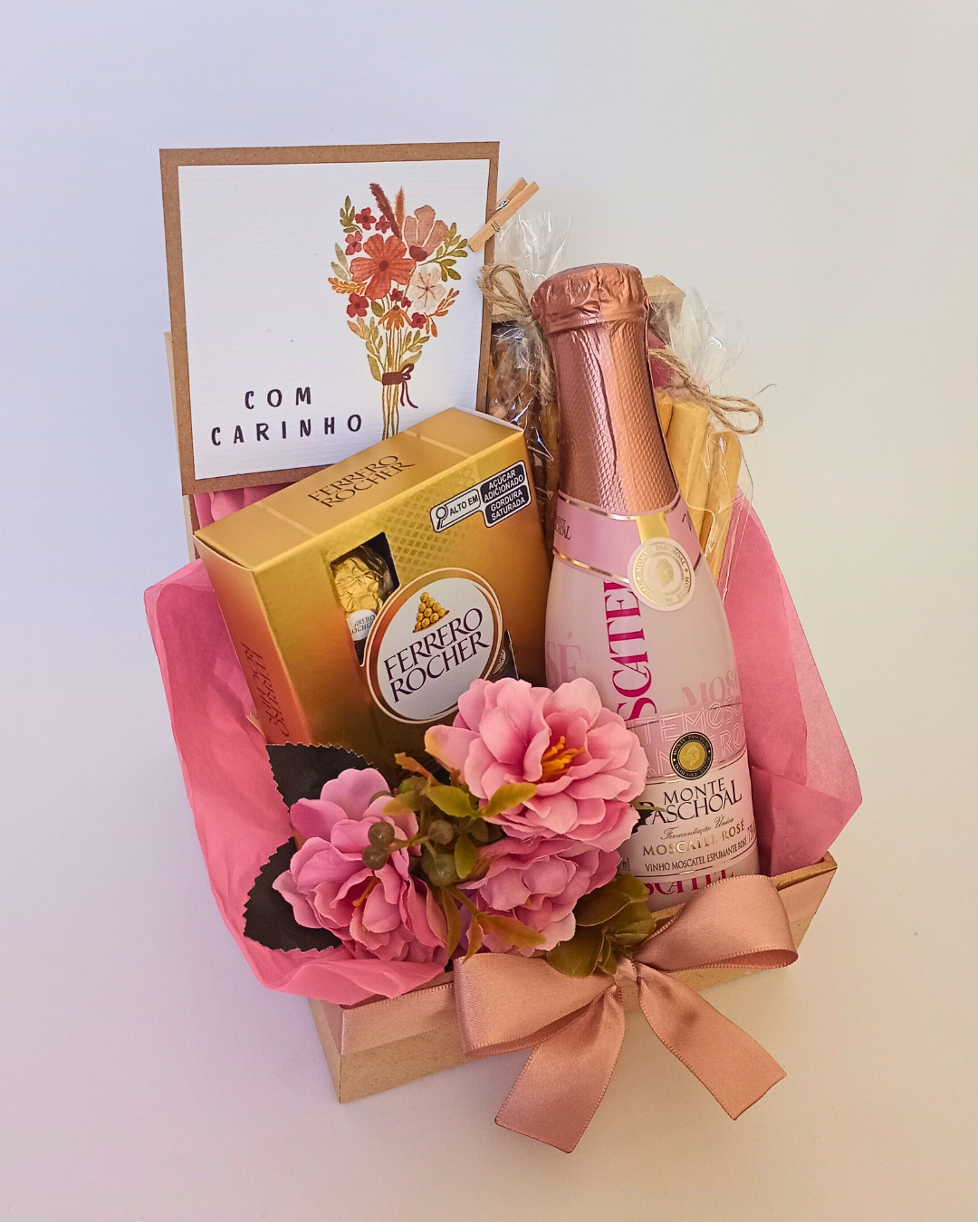 Cestinha Mimo com Espumante Rosé