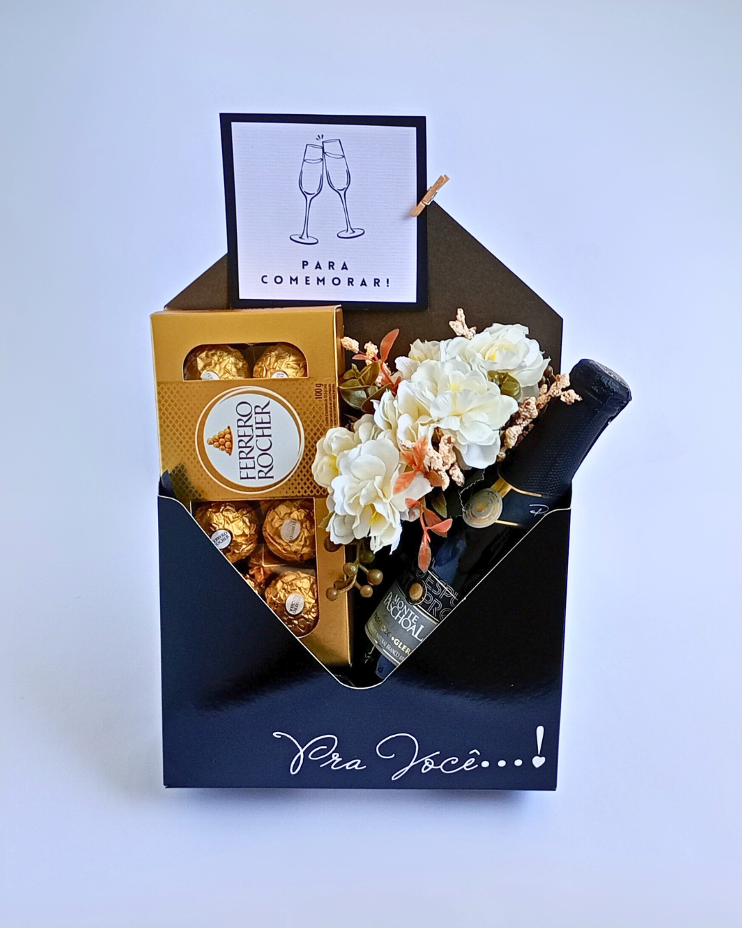 Cesta Envelope com Espumante Prosecco