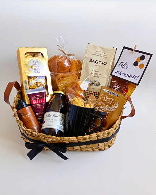 Cesta Luxo Spa com L'occitane - Masculino