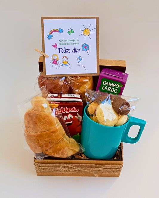 Cesta de Café da Manhã Infantil - Tam. P
