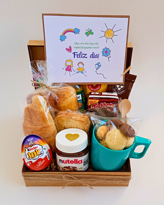 Cesta de Café da Manhã Infantil - Tam. M