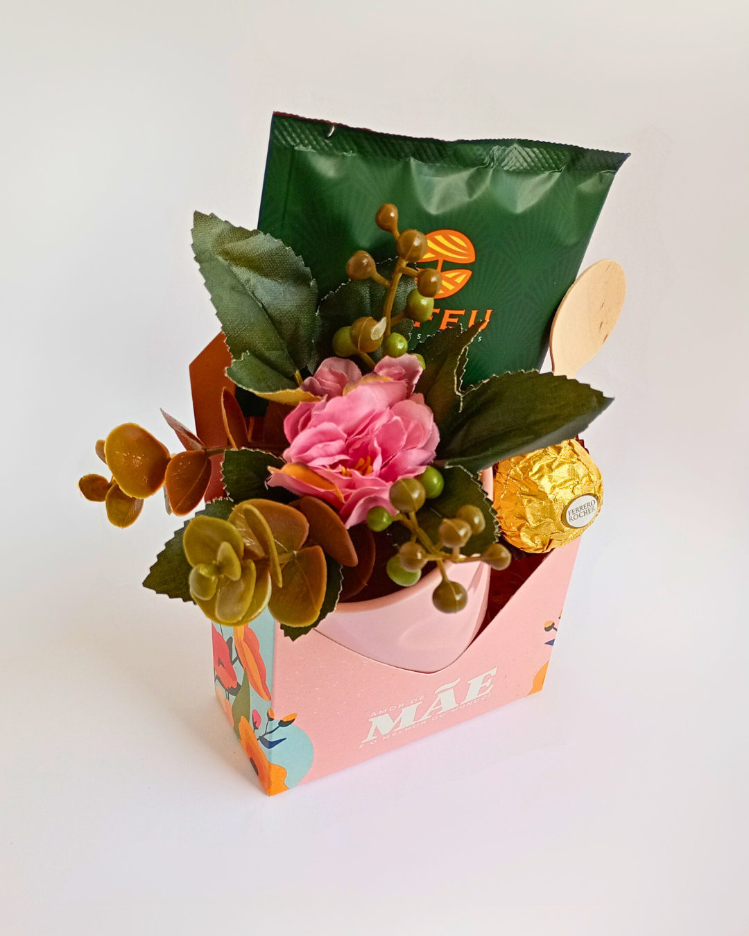 Mini Cesta Envelope  - Amor de Mãe