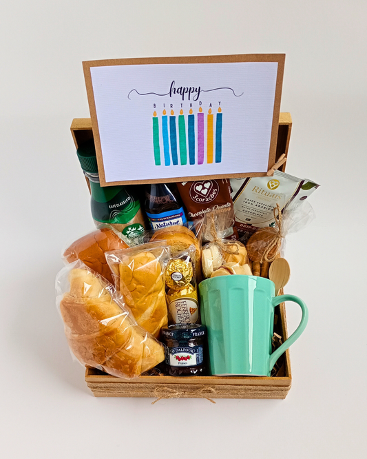 Café da Manhã - Tam. M - Caneca Verde Água