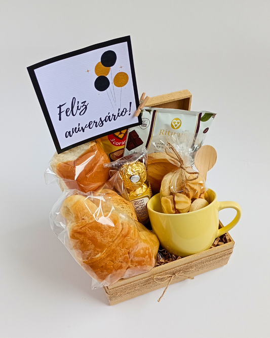 Café da Manhã - Tam. P - Xícara Amarela