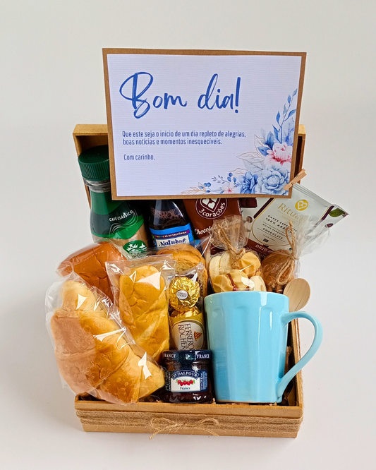 Cesta de Café da Manhã - Tam. M - Bom Dia