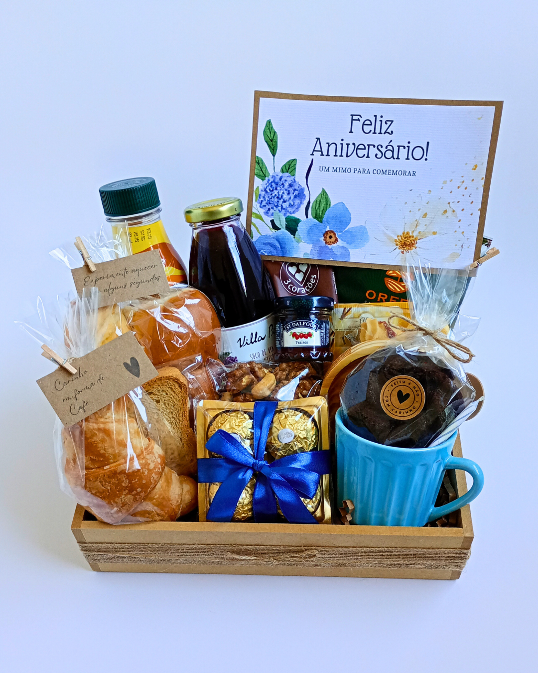 Café da Manhã G - Xícara Azul