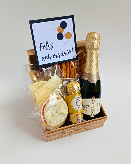 Cesta Para Celebrar com Chandon