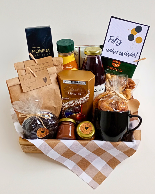 Bandeja de Café da Manhã - Masculina