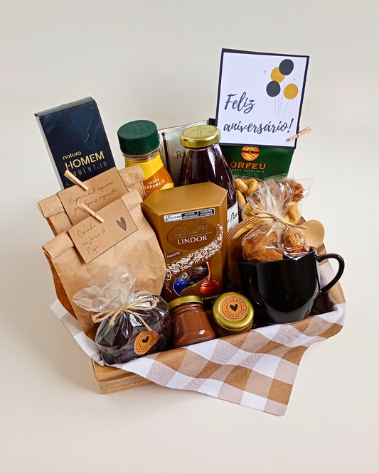 Bandeja de Café da Manhã - Masculina
