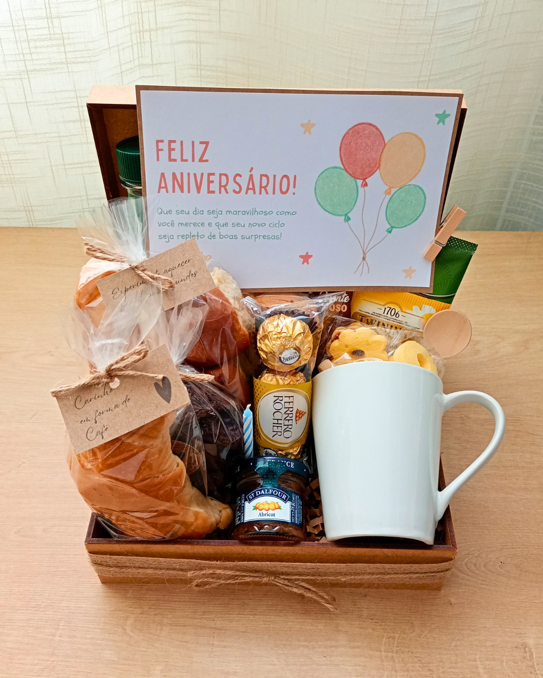 Café da Manhã Médio - Caneca Branca