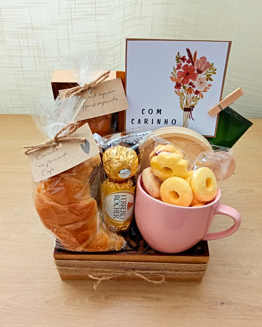 Café da Manhã P - Xícara Rosa