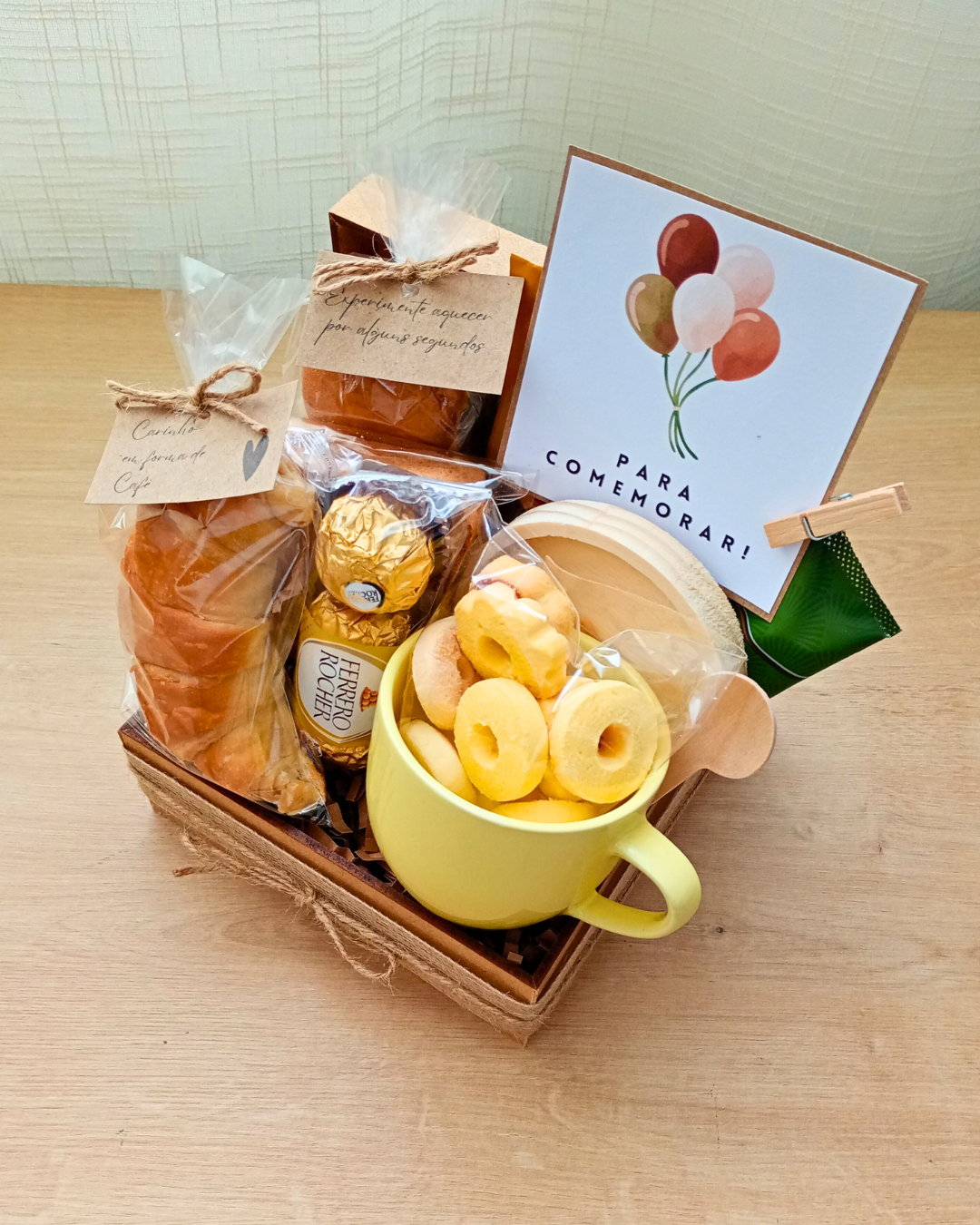 Café da Manhã P - Xícara Amarela