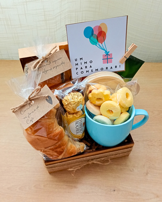 Café da Manhã P - Xícara Azul