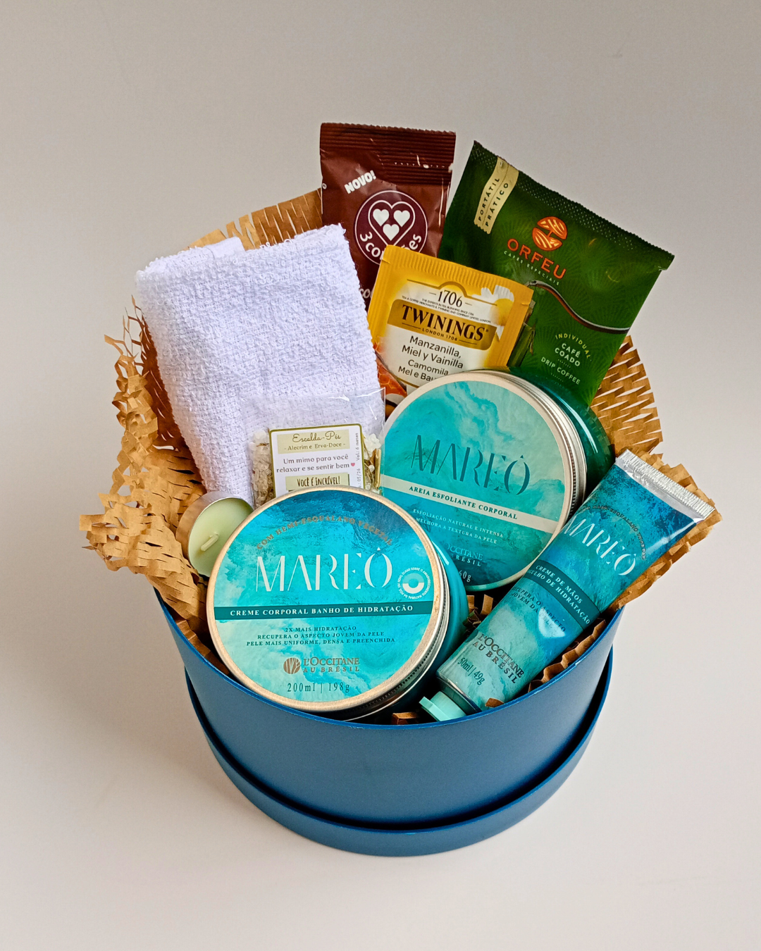 Caixa de Presente Mini Spa com Mareo Loccitane