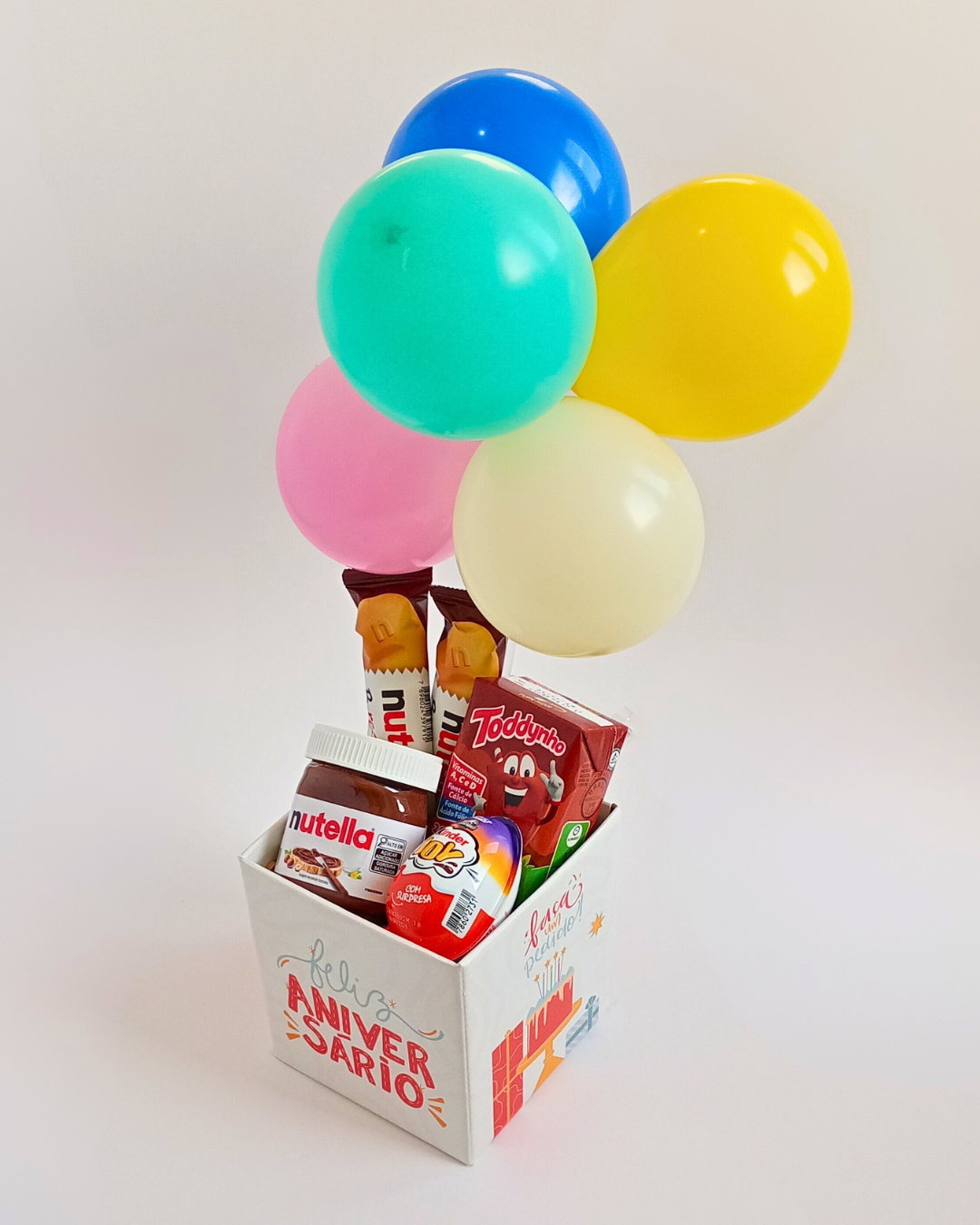 Cesta de Aniversário Infantil - Tamanho P