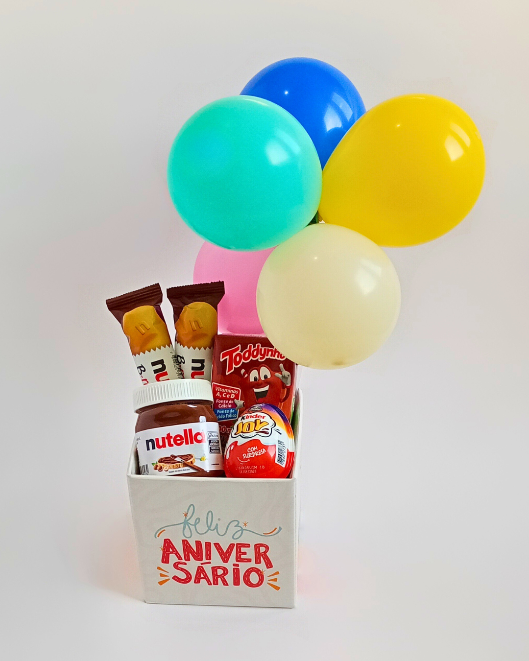 Cesta de Aniversário Infantil - Tamanho P