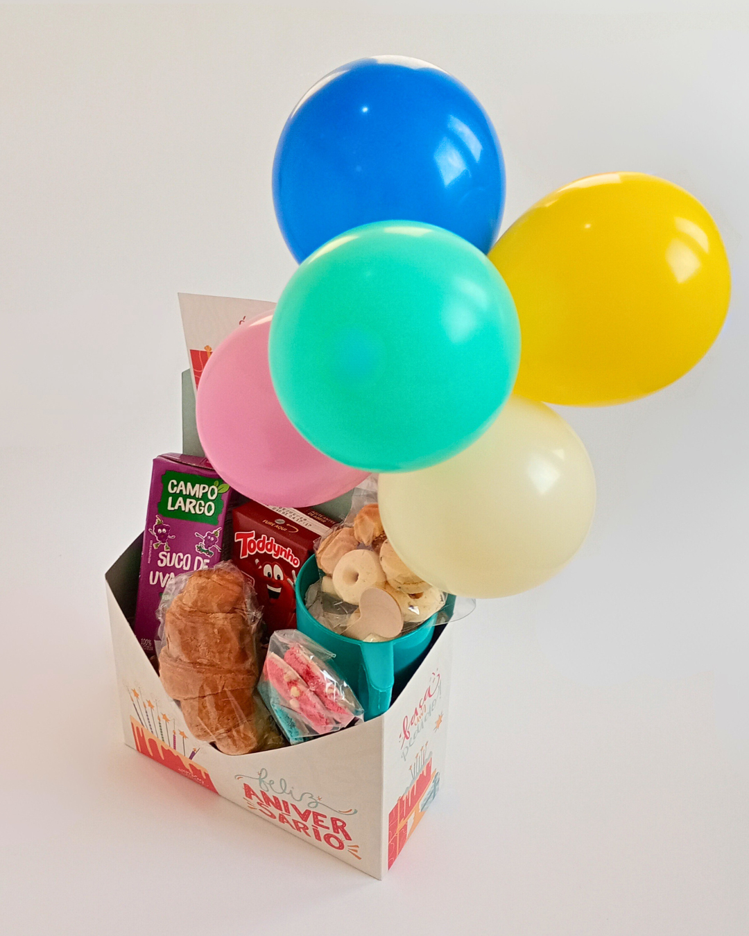 Cesta de Aniversário Infantil - Tamanho M