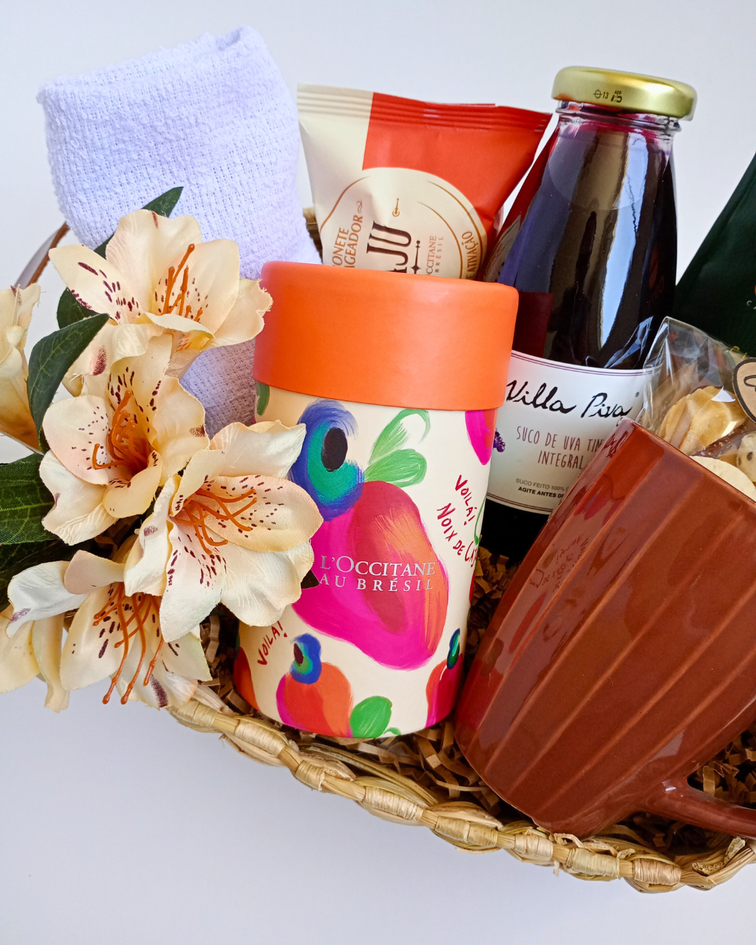 Cesta Mini Spa com L'occitane