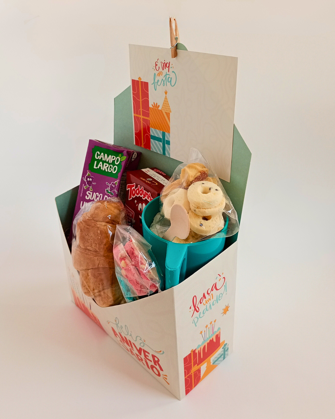 Cesta de Aniversário Infantil - Tamanho M