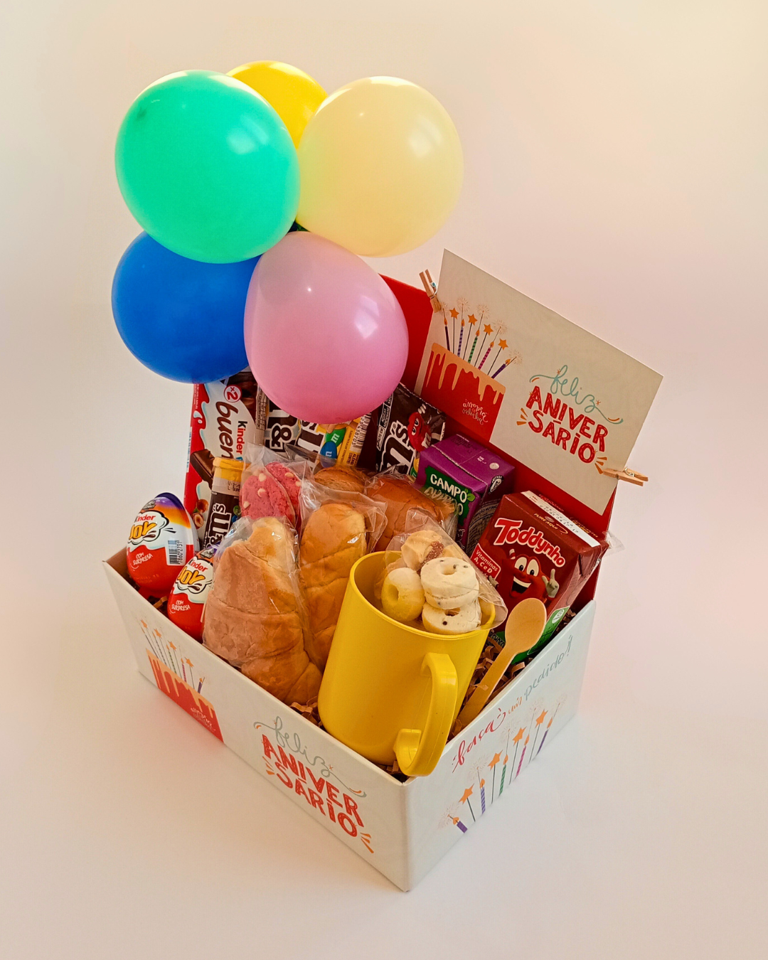 Cesta de Aniversário Infantil - Tamanho G