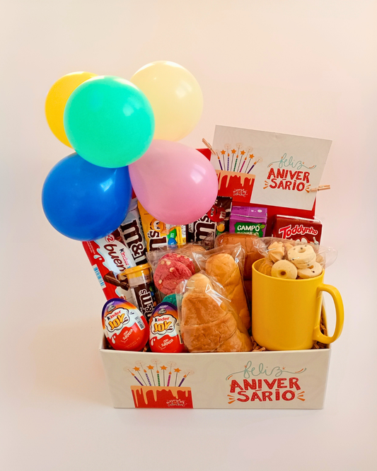 Cesta de Aniversário Infantil - Tamanho G