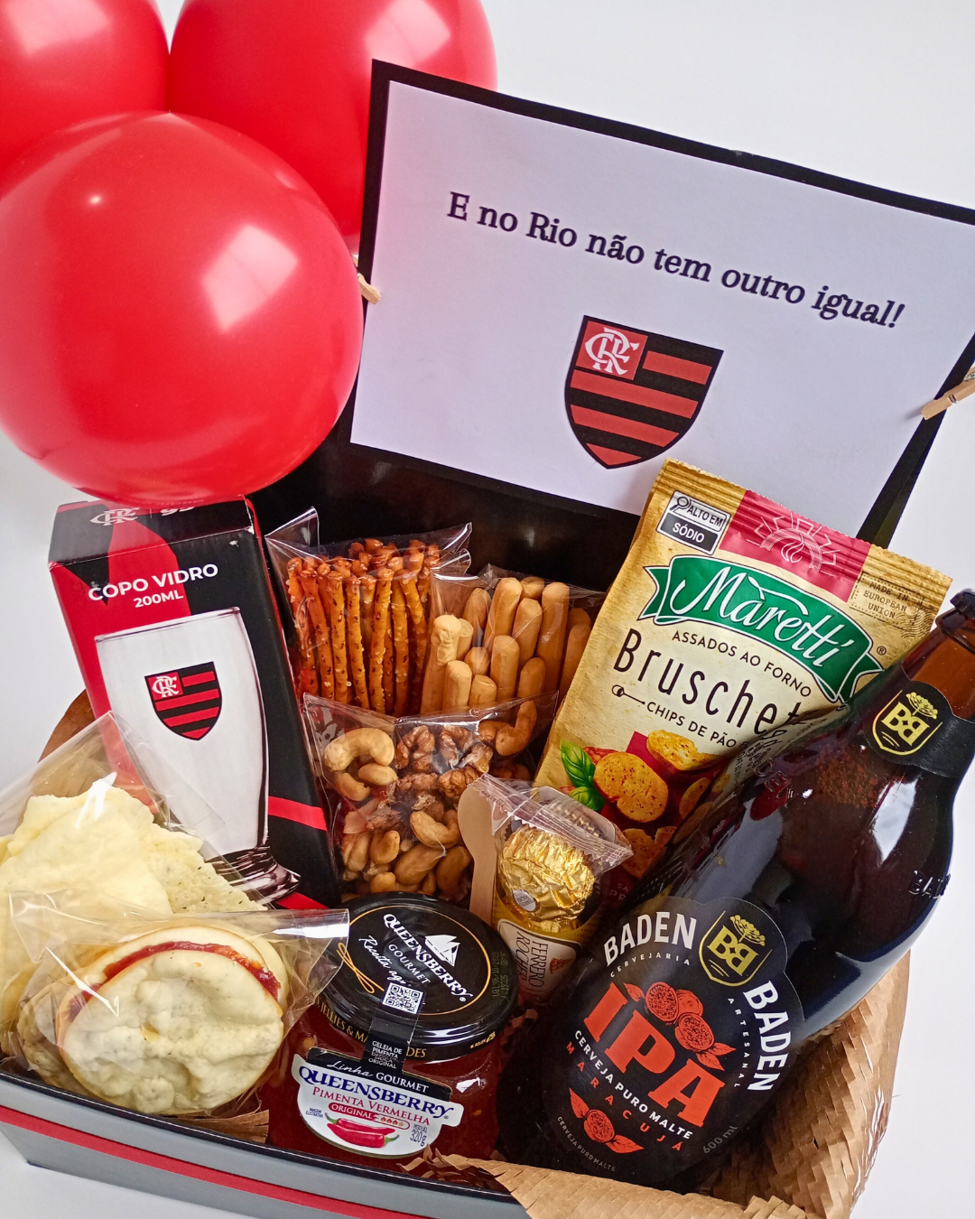 Cesta Flamengo com Cerveja Artesanal