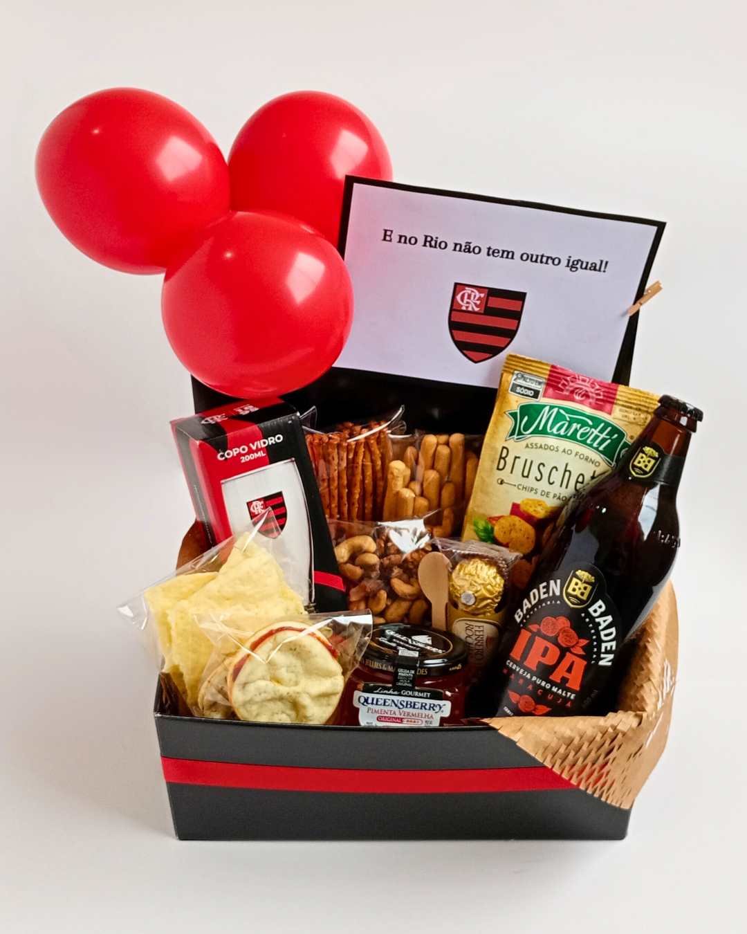 Cesta Flamengo com Cerveja Artesanal