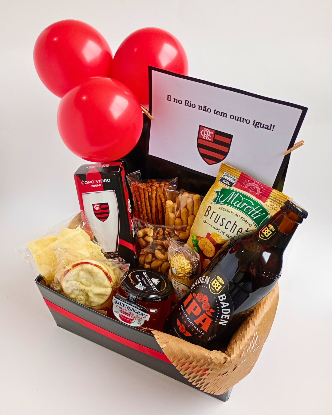 Cesta Flamengo com Cerveja Artesanal