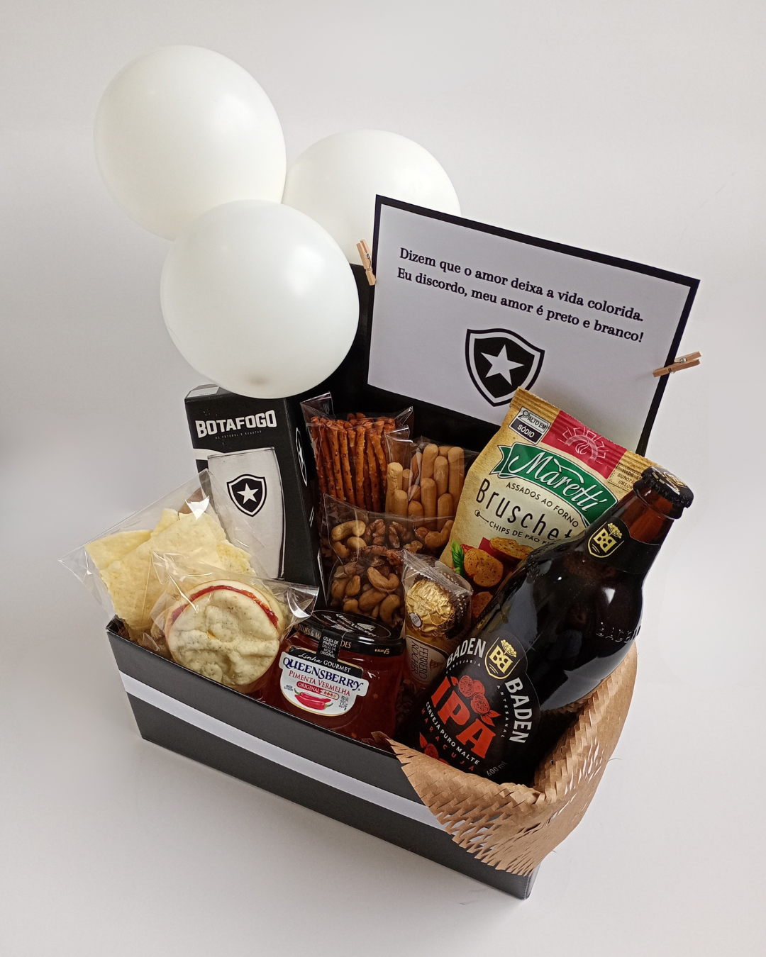 Cesta Botafogo com Cerveja Artesanal