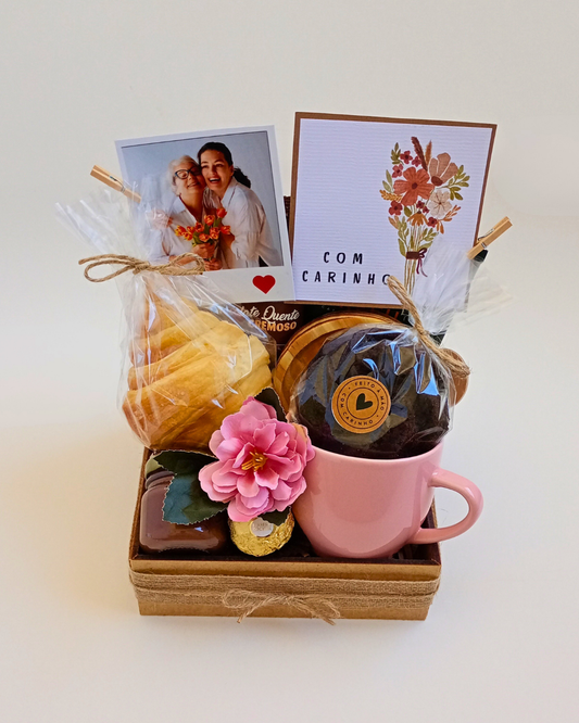 Café da Manhã P - Xícara Rosa