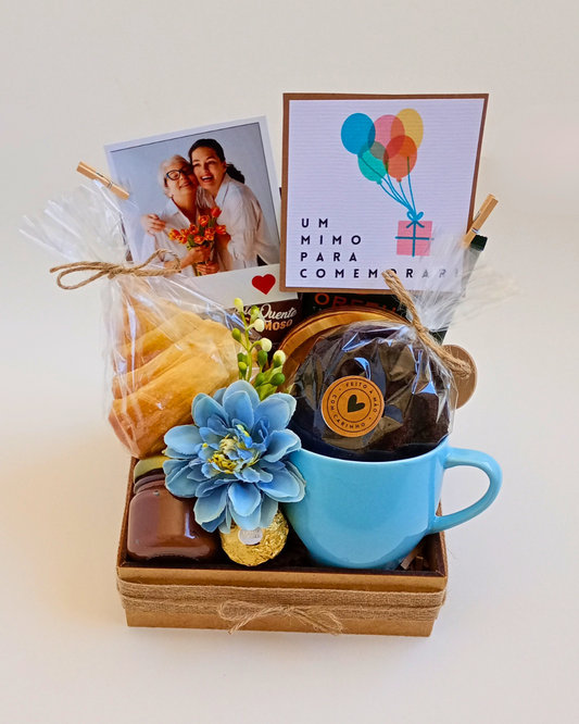 Café da Manhã P - Xícara Azul