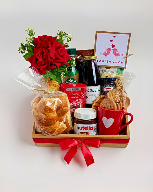 Café da Manhã Romântico Valentine's Day - Tamanho G
